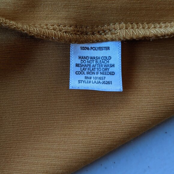 Ivoire golden yellow long jacket with front pockets, Extra Large - Picture 5 of 10